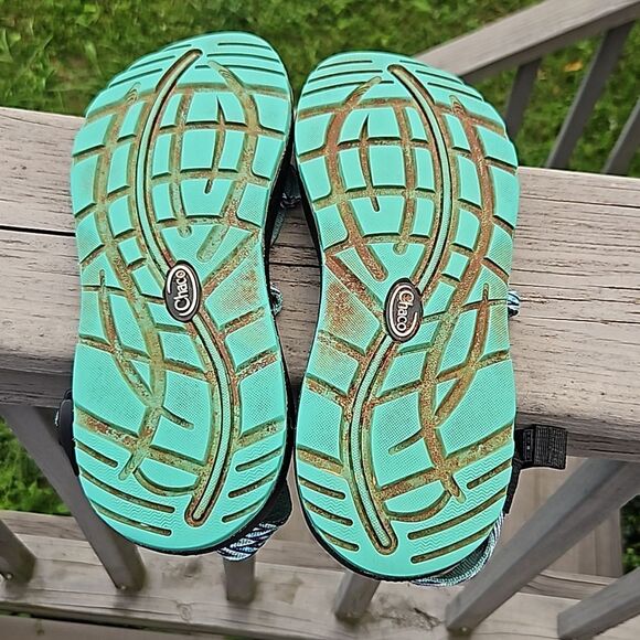 Chaco ZX/2 J105490 Dagger blue green hiking sandals size 8 - Picture 7 of 7